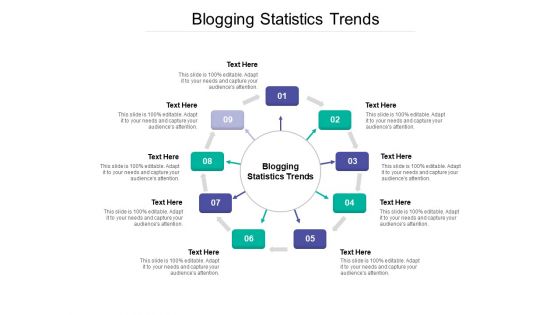 Blogging Statistics Trends Ppt PowerPoint Presentation Pictures Objects Cpb