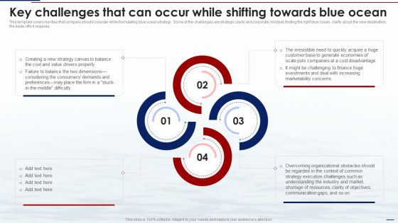 Blue Ocean Tactics Key Challenges That Can Occur While Shifting Towards Blue Ocean Elements PDF Blue Ocean Tactics Key Challenges That Can Occur While Shifting Towards Blue Ocean Elements PDF