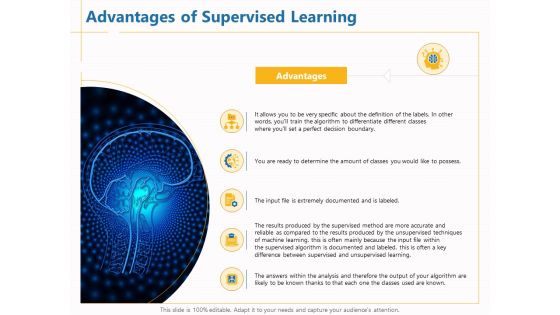 Boosting Machine Learning Advantages Of Supervised Learning Ppt PowerPoint Presentation Outline Example Introduction PDF