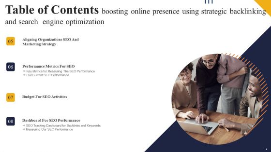 Boosting Online Presence Using Strategic Backlinking And Search Engine Optimization Ppt PowerPoint Presentation Complete Deck With Slides