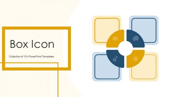 Box Icon Ppt PowerPoint Presentation Complete Deck With Slides