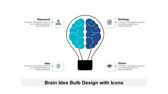 Brain Idea Bulb Design With Icons Ppt PowerPoint Presentation Icon Slides PDF Brain Idea Bulb Design With Icons Ppt PowerPoint Presentation Icon Slides PDF