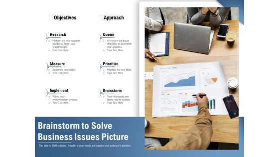 Brainstorm To Solve Business Issues Picture Ppt PowerPoint Presentation Portfolio Gallery PDF