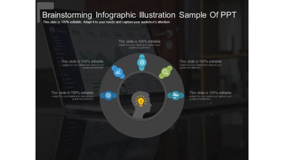Brainstorming Infographic Illustration Sample Of Ppt