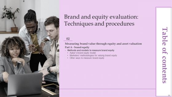 Brand And Equity Evaluation Techniques And Procedures Ppt PowerPoint Presentation Complete Deck With Slides