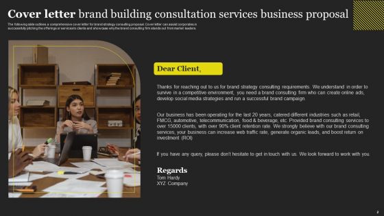 Brand Building Consultation Services Business Proposal Ppt PowerPoint Presentation Complete Deck With Slides