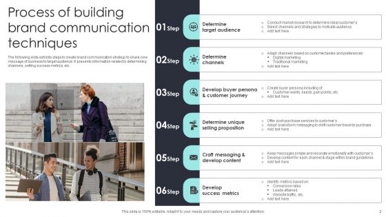 Brand Communication Techniques Ppt PowerPoint Presentation Complete Deck With Slides