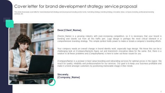 Brand Development Strategy Service Proposal Ppt PowerPoint Presentation Complete Deck With Slides