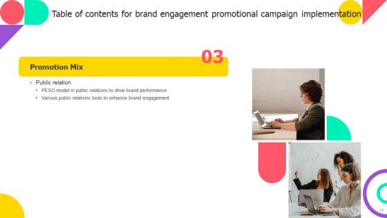 Brand Engagement Promotional Campaign Implementation Ppt PowerPoint Presentation Complete With Slides