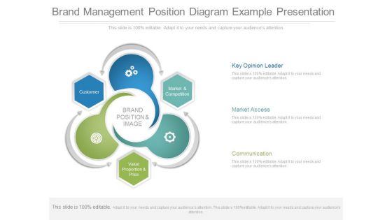 Brand Management Position Diagram Example Presentation