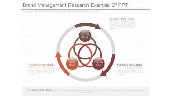 Brand Management Research Example Of Ppt