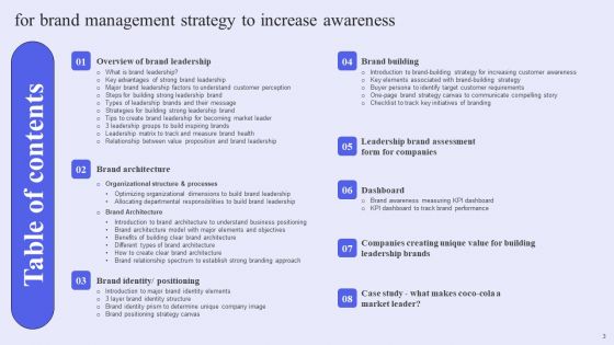 Brand Management Strategy To Increase Awareness Ppt PowerPoint Presentation Complete Deck With Slides