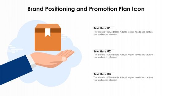 Brand Positioning And Promotion Plan Icon Ppt Ideas Show PDF Brand Positioning And Promotion Plan Icon Ppt Ideas Show PDF