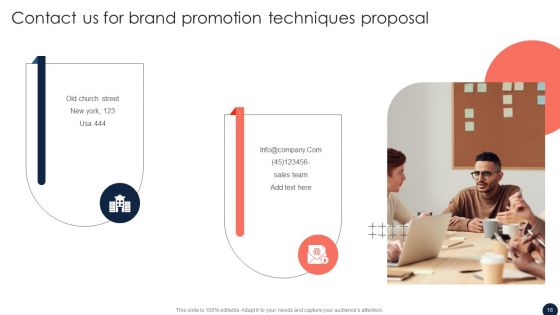 Brand Promotion Techniques Proposal Ppt PowerPoint Presentation Complete Deck With Slides