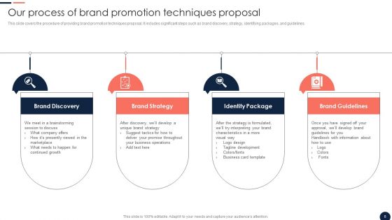 Brand Promotion Techniques Proposal Ppt PowerPoint Presentation Complete Deck With Slides
