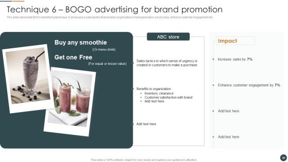 Brand Promotion Techniques To Enhance Market Reach Ppt PowerPoint Presentation Complete Deck With Slides