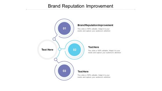 Brand Reputation Improvement Ppt PowerPoint Presentation Rules Cpb
