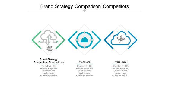 Brand Strategy Comparison Competitors Ppt PowerPoint Presentation Gallery Guide Cpb