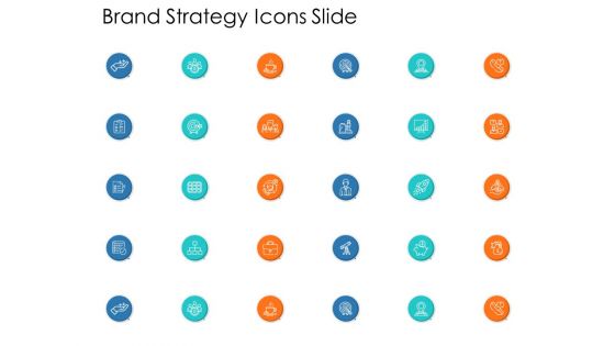 Brand Strategy Icons Slide Ppt Powerpoint Presentation Gallery Designs