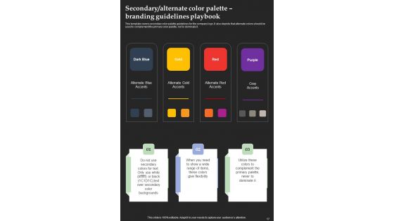 Branding Regulations Playbook Template