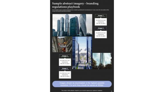Branding Regulations Playbook Template
