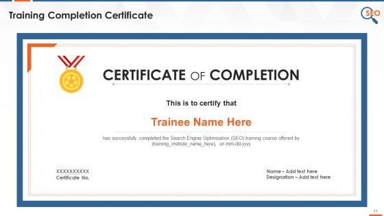 Breadcrumb Optimization With Example Training Ppt