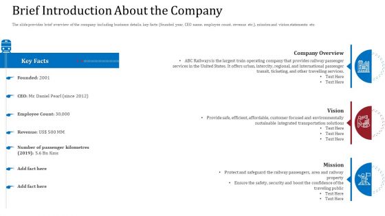 Brief Introduction About The Company Professional PDF