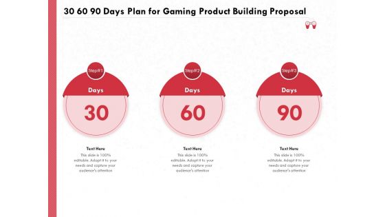 Build A Gaming Computer 30 60 90 Days Plan For Gaming Product Building Proposal Demonstration PDF