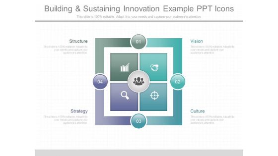 Building And Sustaining Innovation Example Ppt Icons