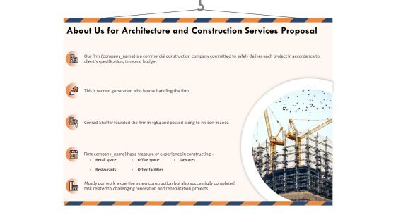 Building Engineering Services Proposal About Us For Architecture And Construction Services Proposal Formats PDF