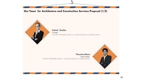 Building Engineering Services Proposal Ppt PowerPoint Presentation Complete Deck With Slides