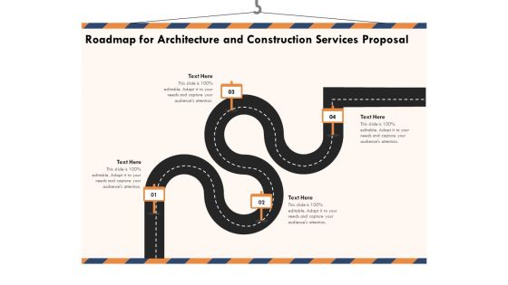 Building Engineering Services Proposal Roadmap For Architecture And Construction Services Proposal Structure PDF