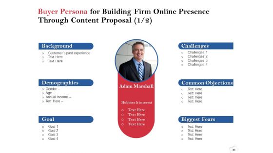 Building Firm Online Presence Through Content Proposal Ppt PowerPoint Presentation Complete Deck With Slides
