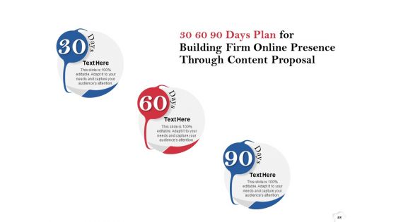 Building Firm Online Presence Through Content Proposal Ppt PowerPoint Presentation Complete Deck With Slides