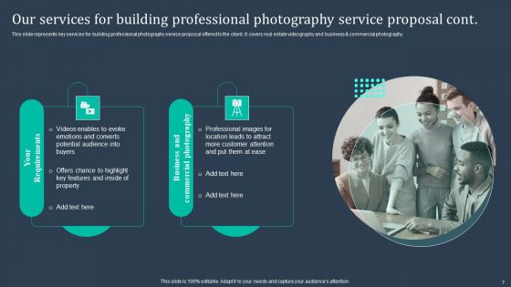 Building Professional Photography Service Proposal Ppt PowerPoint Presentation Complete Deck With Slides
