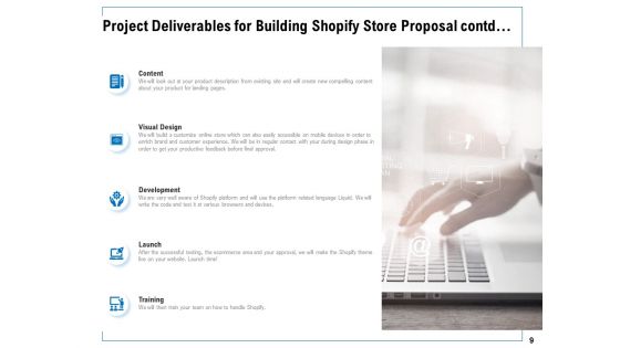 Building Shopify Store Proposal Ppt PowerPoint Presentation Complete Deck With Slides