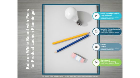 Bulb On White Board With Pens For Product Launch Planning Ppt PowerPoint Presentation Infographics Outfit Bulb On White Board With Pens For Product Launch Planning Ppt PowerPoint Presentation Infographics Outfit