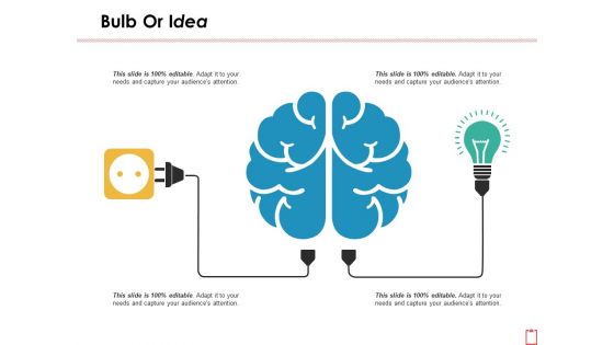 Bulb Or Idea Ppt PowerPoint Presentation File Slideshow