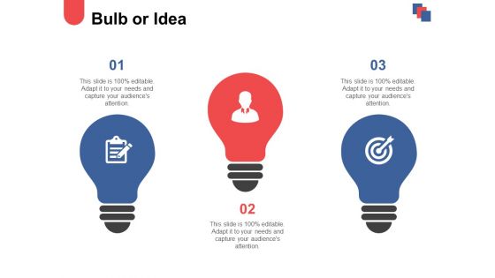 Bulb Or Idea Ppt PowerPoint Presentation Ideas Infographics