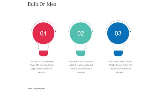 Bulb Or Idea Ppt Powerpoint Presentation Professional Slide Bulb Or Idea Ppt Powerpoint Presentation Professional Slide