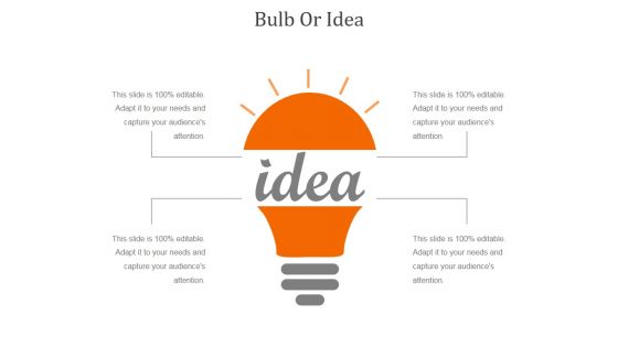 Bulb Or Idea Ppt PowerPoint Presentation Template Bulb Or Idea Ppt PowerPoint Presentation Template