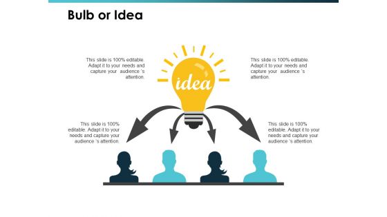 Bulb Or Idea Talent Mapping Ppt PowerPoint Presentation Visual Aids Portfolio