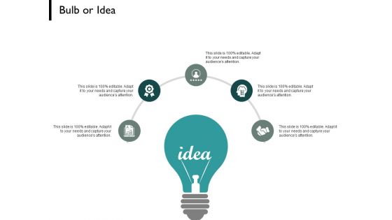Bulb Or Idea Technology Ppt PowerPoint Presentation Infographic Template Guide