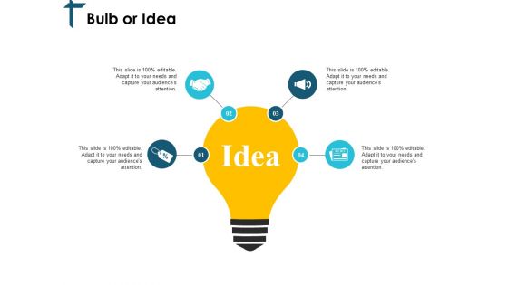 Bulb Or Idea Technology Ppt PowerPoint Presentation Infographic Template Slides