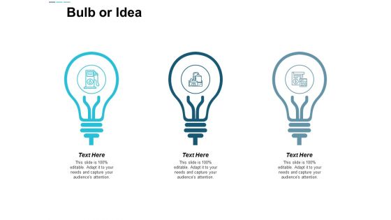 Bulb Or Idea Technology Ppt Powerpoint Presentation Summary Background