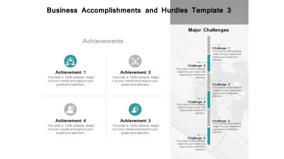 Business Accomplishments And Hurdles Achievements Ppt PowerPoint Presentation Slides Vector Business Accomplishments And Hurdles Achievements Ppt PowerPoint Presentation Slides Vector
