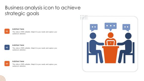 Business Analysis Icon To Achieve Strategic Goals Formats PDF Business Analysis Icon To Achieve Strategic Goals Formats PDF