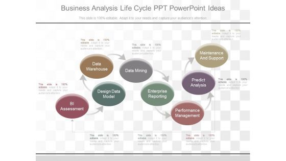 Business Analysis Life Cycle Ppt Powerpoint Ideas