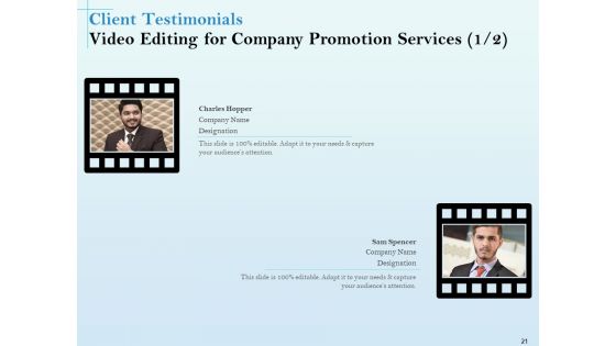 Business And Marketing Video Making Proposal Ppt PowerPoint Presentation Complete Deck With Slides