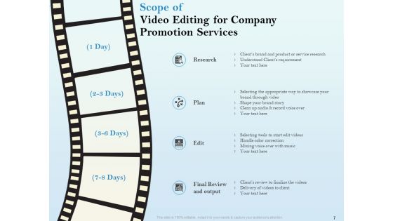 Business And Marketing Video Making Proposal Ppt PowerPoint Presentation Complete Deck With Slides